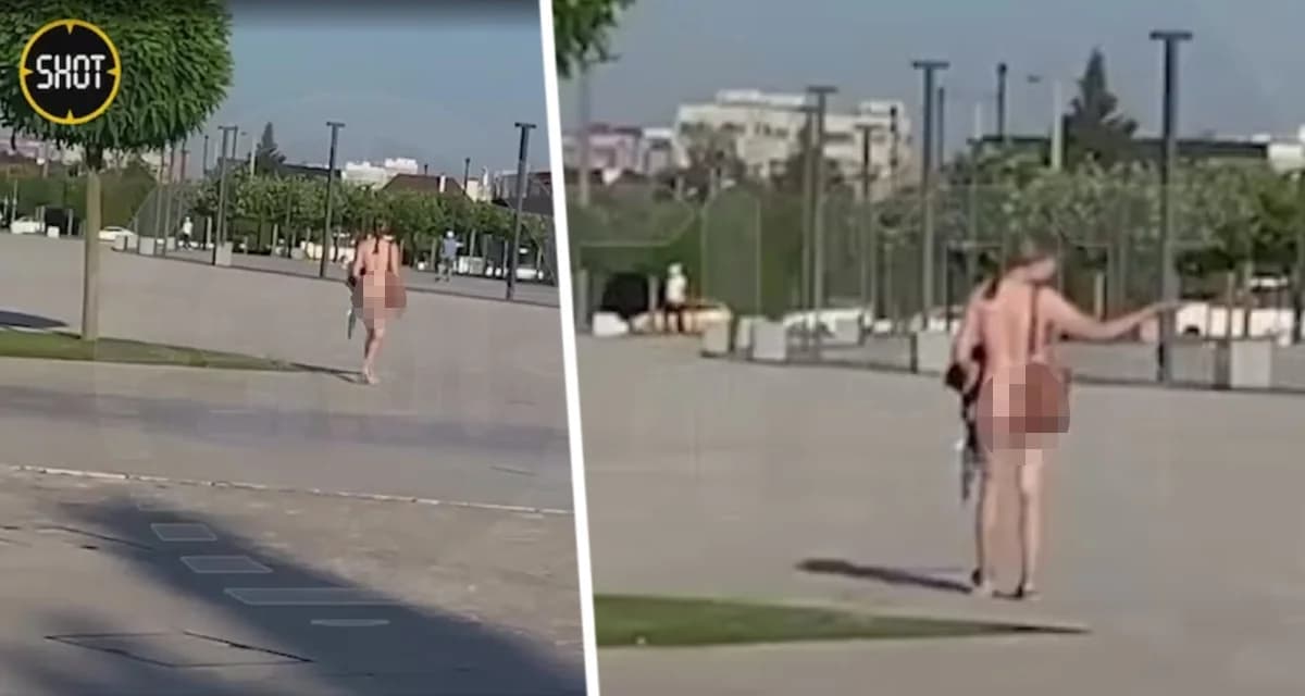 Голая россиянка на улицах Краснодара вызвала шок у окружающих Голая россиянка на улицах Краснодара вызвала шок у окружающих