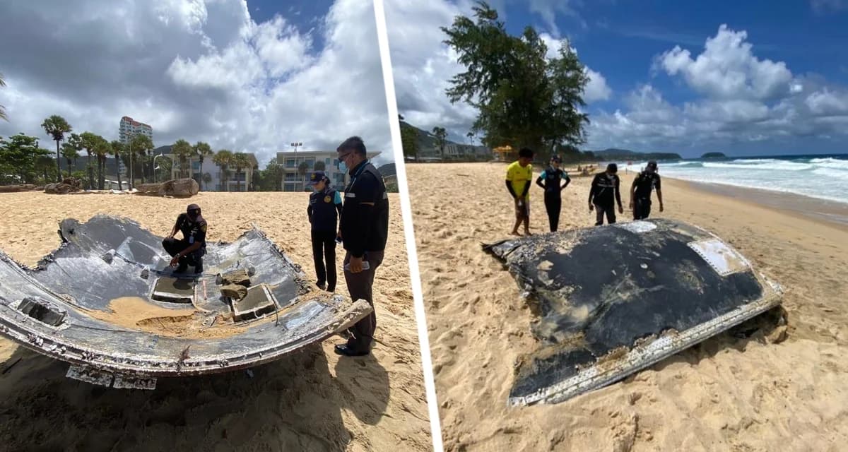 На пляж Пхукета выбросило загадочные обломки: все гадают, что это может быть На пляж Пхукета выбросило загадочные обломки: все гадают, что это может быть