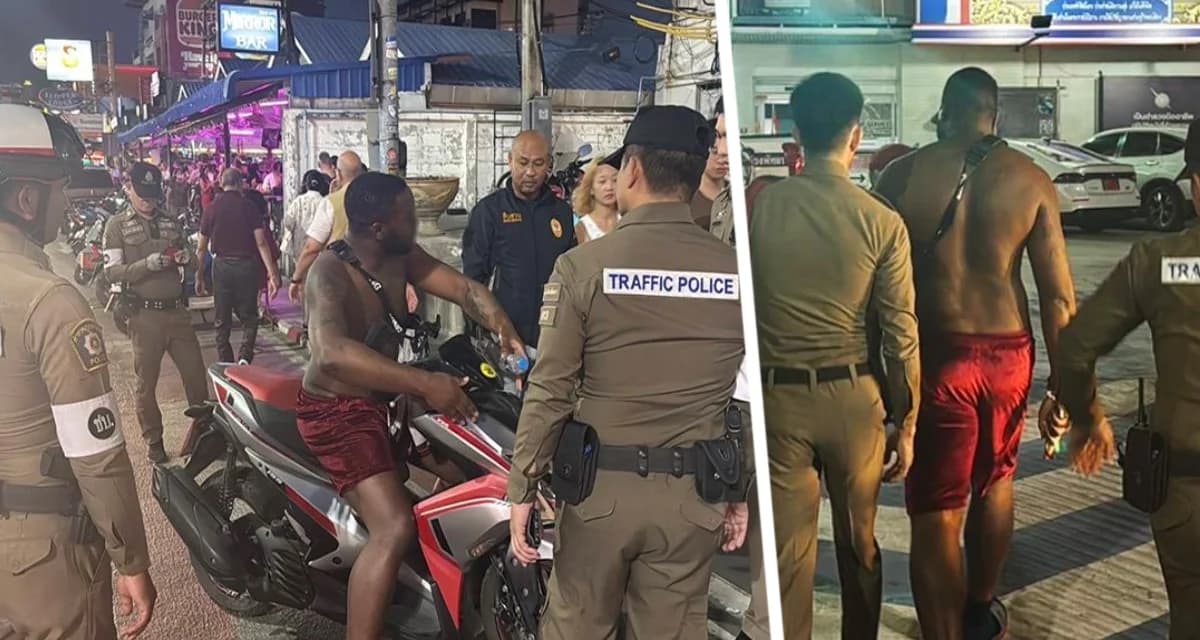 Турист хладнокровно съел свой штраф за нарушение ПДД и запил его водой на глазах у шокированных полицейских в Таиланде Турист хладнокровно съел свой штраф за нарушение ПДД и запил его водой на глазах у шокированных полицейских в Таиланде