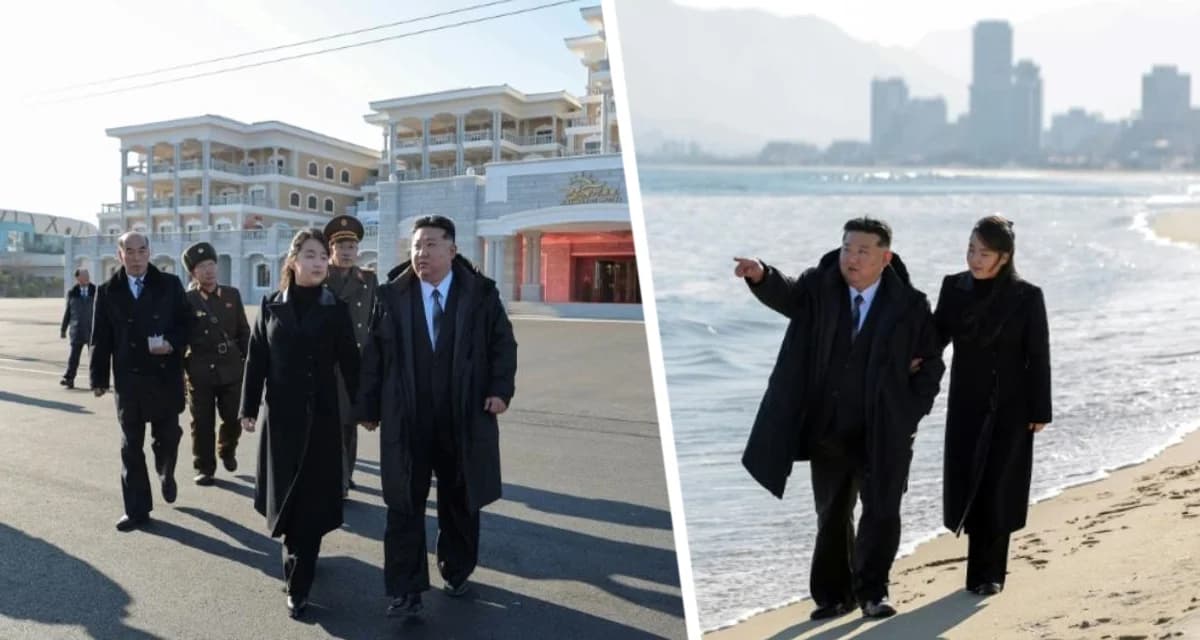 Большой пляжный курорт откроют в Северной Корее: Ким Чен Ын с дочкой осмотрели отели Большой пляжный курорт откроют в Северной Корее: Ким Чен Ын с дочкой осмотрели отели