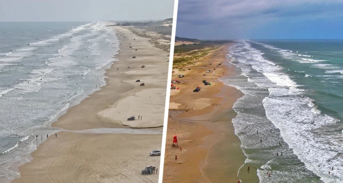 Стал известен самый длинный пляж в мире, который протянулся на невероятные 250 км Стал известен самый длинный пляж в мире, который протянулся на невероятные 250 км