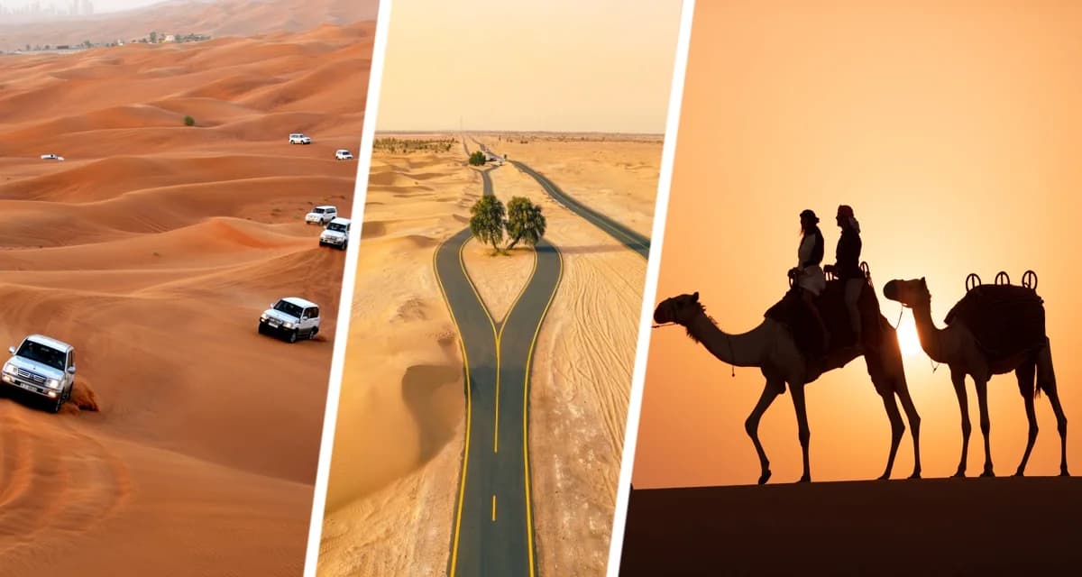 Как развлечься в Дубае кроме моря: устройте сафари по пустыне на закате Как развлечься в Дубае кроме моря: устройте сафари по пустыне на закате