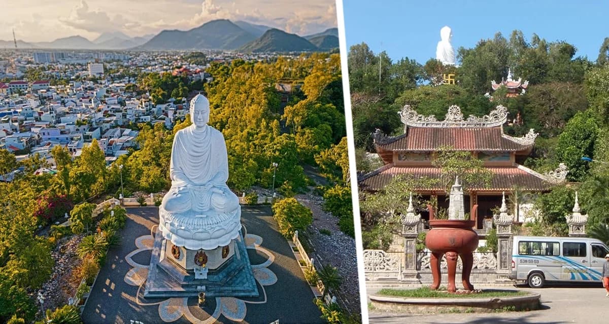 Как развлечься в Нячанге кроме моря: Оазис спокойствия и красоты в пагоде Лонг Шон Как развлечься в Нячанге кроме моря: Оазис спокойствия и красоты в пагоде Лонг Шон