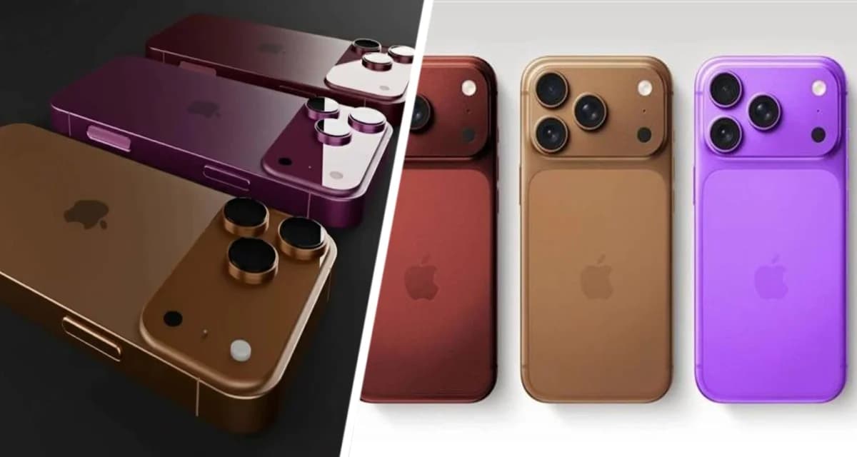 Кофейный бум и бордовая элегантность: Apple готовит революцию цветов в iPhone 18 Pro Кофейный бум и бордовая элегантность: Apple готовит революцию цветов в iPhone 18 Pro