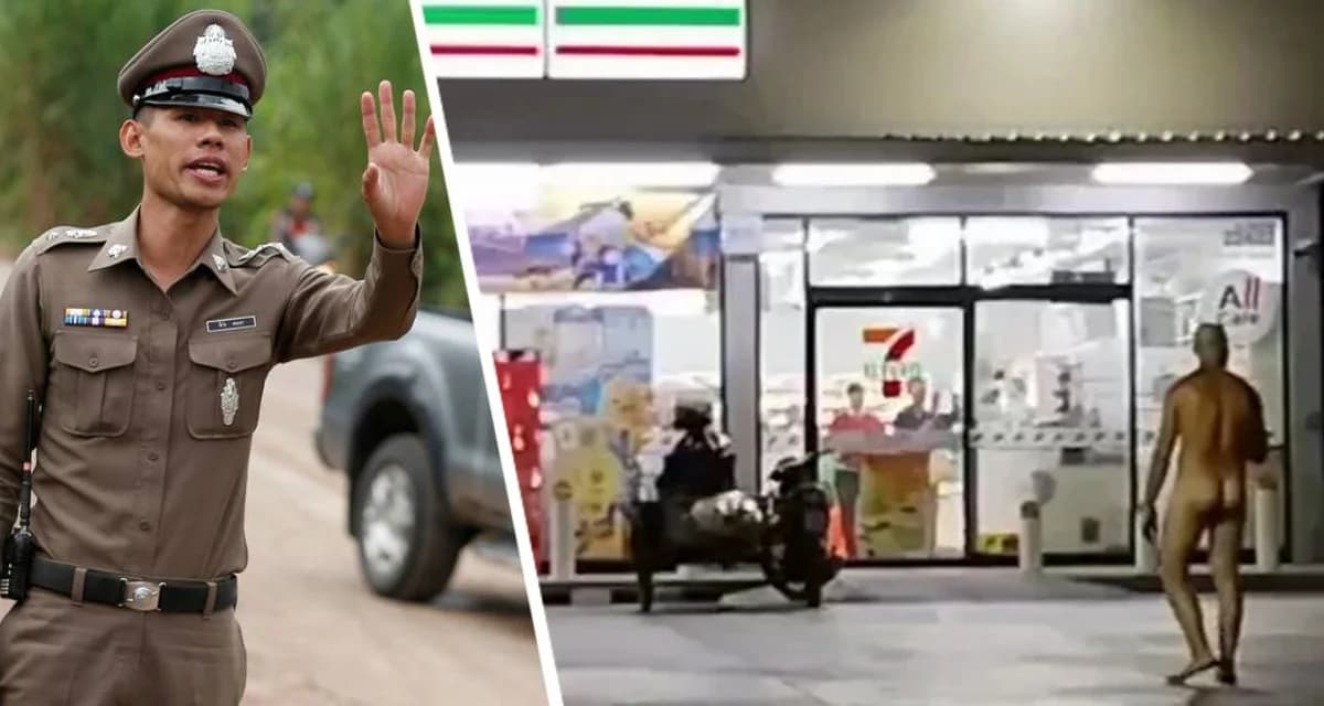Голый турист зашел в супермаркет на Пхукете, вызвав шок и возмущение Голый турист зашел в супермаркет на Пхукете, вызвав шок и возмущение