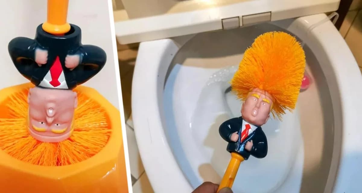 Туалетные ёршики в виде Трампа начали выпускать в Китае: продажи зашкаливают Туалетные ёршики в виде Трампа начали выпускать в Китае: продажи зашкаливают