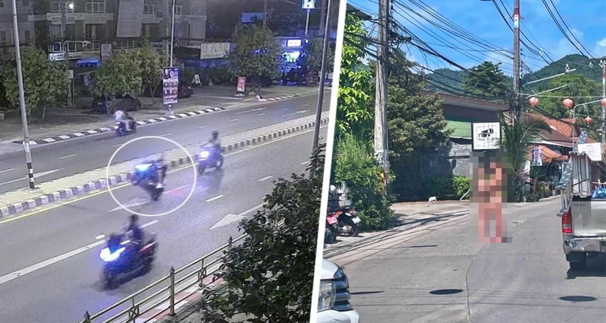 На Пхукете арестованы туристы, расхаживавшие по улицам голышом На Пхукете арестованы туристы, расхаживавшие по улицам голышом