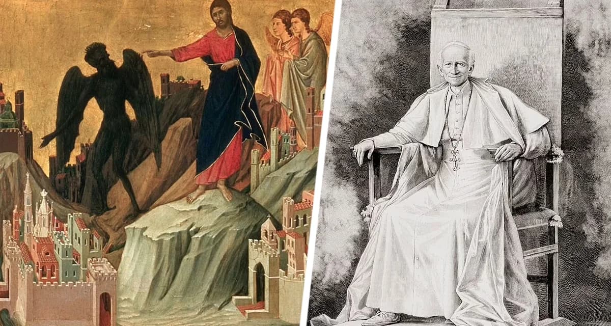 Пугающее предупреждение, которое Папа Лев получил от Сатаны о том, когда тьма поглотит мир Пугающее предупреждение, которое Папа Лев получил от Сатаны о том, когда тьма поглотит мир