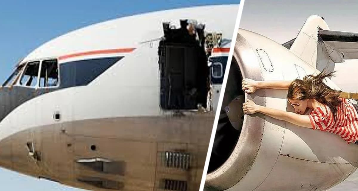 Что произойдет, если вы попытаетесь открыть дверь самолета во время полета? Что произойдет, если вы попытаетесь открыть дверь самолета во время полета?