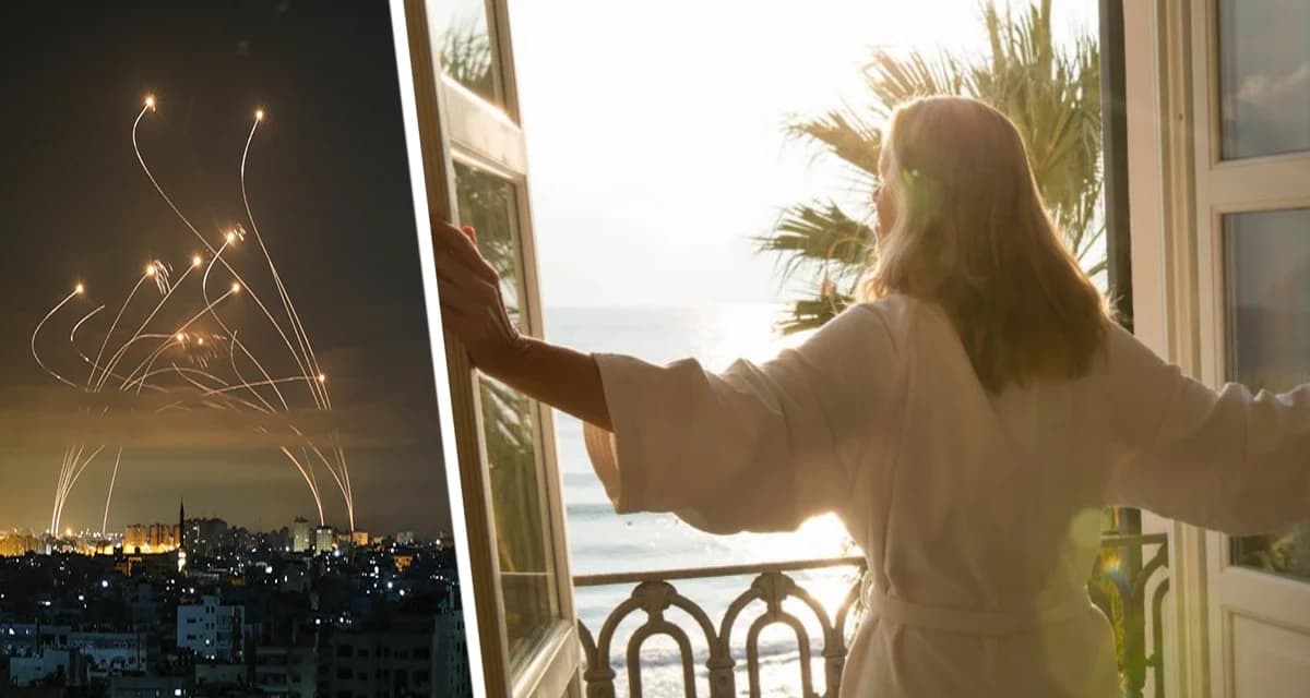 Над европейским курортом промчались иранские ракеты, перепугав туристов Над европейским курортом промчались иранские ракеты, перепугав туристов