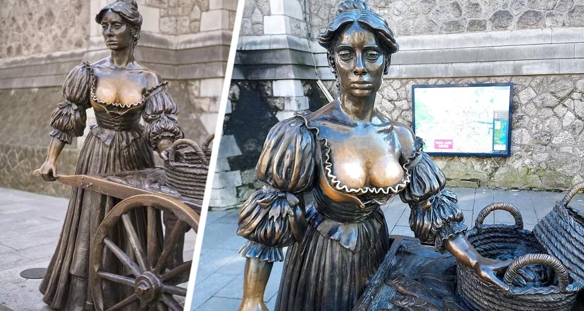 Дублин взывает о помощи: спасите грудь Молли Малоун от похотливых рук туристов Дублин взывает о помощи: спасите грудь Молли Малоун от похотливых рук туристов