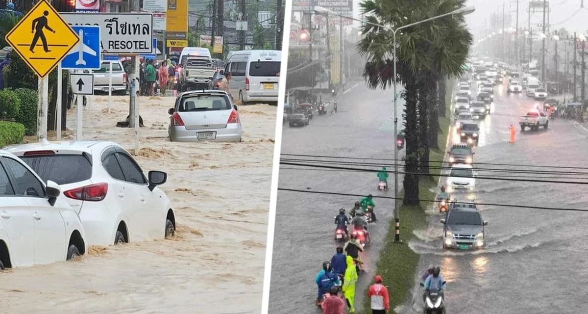 Тайский шторм: метеорологи предупреждают о ливнях, Пхукет готовится принять удар Тайский шторм: метеорологи предупреждают о ливнях, Пхукет готовится принять удар