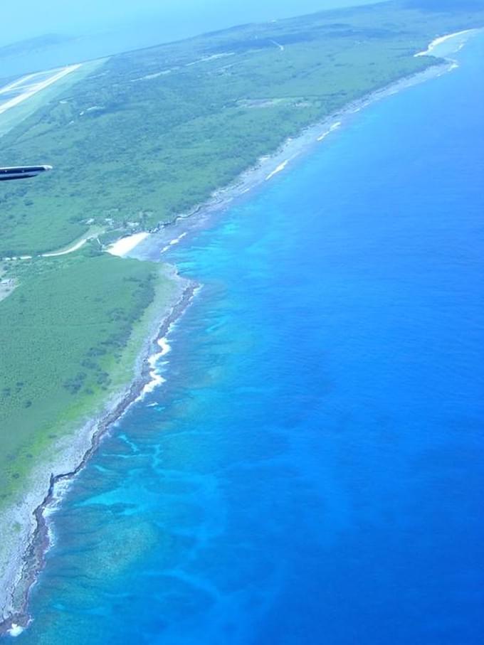 Марианские острова - Обжан-Бич - это южная оконечность Сайпана, омывается водами Сайпанского пролива (глубина до 240 м)