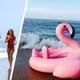 Российская туристка рассказала, как мальчишку на надувном фламинго в море утащило