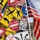 Российский турист в Америке был удивлен тотальному засилью одного дорожного знака на дорогах США
