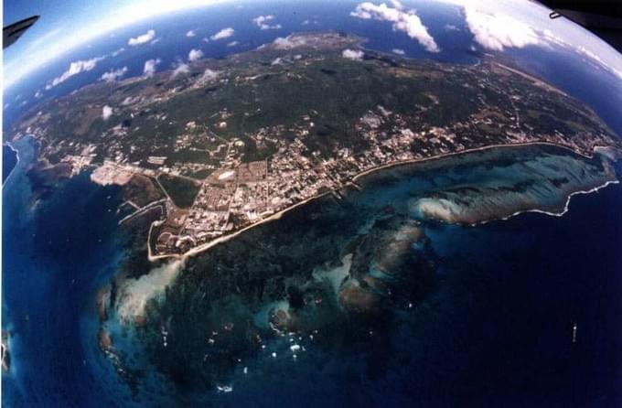 Марианские острова - Так выглядит западное побережье Сайпана.
(Филипинское море)