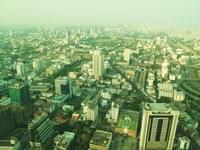 Вид на Бангкок из моего номера на 67 этаже.