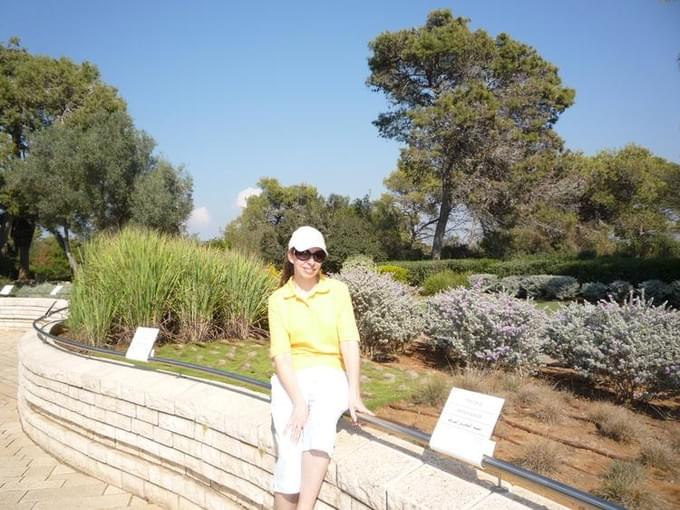 Израиль - Вот откуда не хотелось уходить! Благоухающий уголок сада с ароматическими растениями -приятно и полезно!