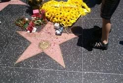 <p>звезда Майкла Джексона на аллее звезд в Голивуде</p> Фото 35405 Лос-Анджелеса, США