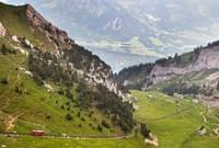Швейцария - подъём на гору Пилатес в Монтрё