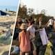 Российские туристы в Гоа массово занялись уборкой мусора