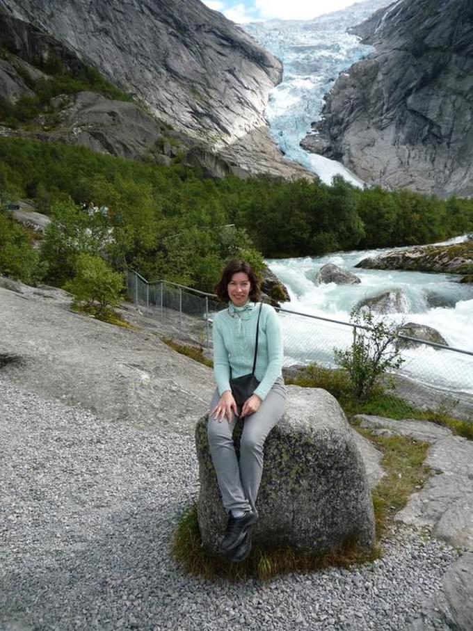 Норвегия - На безопасном расстоянии от ледника.