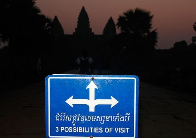 Белоруссия - в Камбодже туристы столкнулись с трудным выбором на дороге