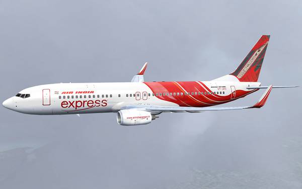 Лайнер Boeing 737 авиакомпании   Air India Express 