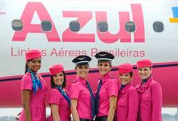 Стюардессы авиакомпании Фото Azul Brazilian Airlines 