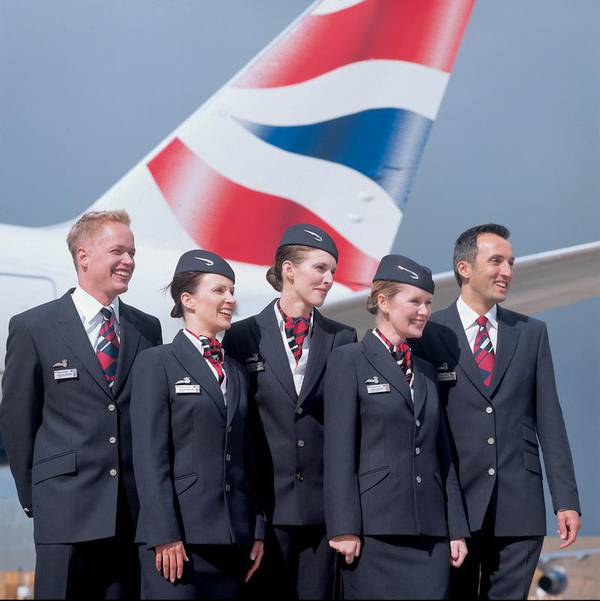 Стюардессы авиакомпании  British Airways 