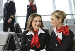 Стюардессы авиакомпании  Фото Brussels Airlines 