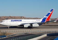 Лайнер Airbus A-330 авиакомпании Фото Cubana 