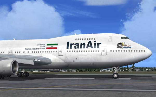 Лайнер Airbus A-320 авиакомпании  Iran Air 