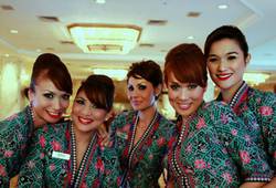 Стюардессы авиакомпании Фото Malaysian Airways 