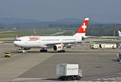 Swiss Air в аэропорту Фото Swiss Air 