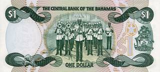 1 багамский доллар - оборотная сторона