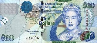 10 багамских долларов