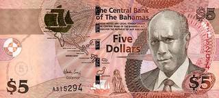 5 багамских долларов