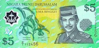 5 брунейских долларов