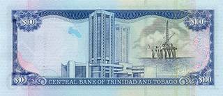 100 тринидад и тобаго долларов - оборотная сторона