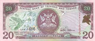 20 тринидад и тобаго долларов