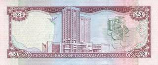 20 тринидад и тобаго долларов - оборотная сторона