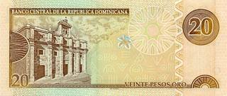 20 доминиканских песо - оборотная сторона