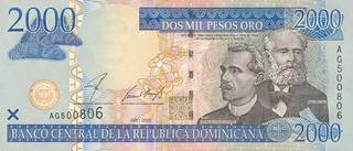2000 доминиканских песо