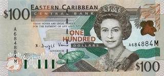 100 Антигуа – Барбудасский долларов 