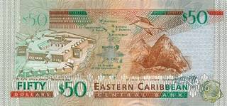 50 Антигуа – Барбудасский долларов  - оборотная сторона