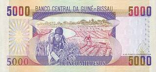 5000 Гвинейско-Бисаууских франков - оборотная сторона