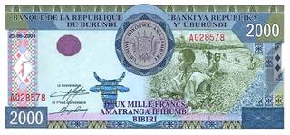 2000 бурундийских франков