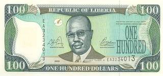 100 либерийских долларов