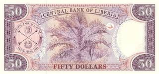 50 либерийских долларов - оборотная сторона